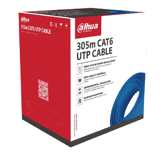 Dahua Utp Cat Cable M Blue Color Dh Pfm I Un C