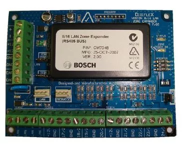 Bosch 8/16 Zone Input Expander Board PCB (RS485) CM704B