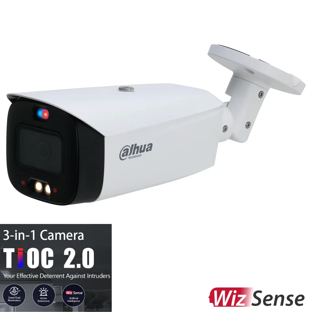 Dahua 8 MP TIOC 2.0 Vari-focal Bullet WizSense Network Camera DH-IPC-HFW3849T1-ZAS-PV