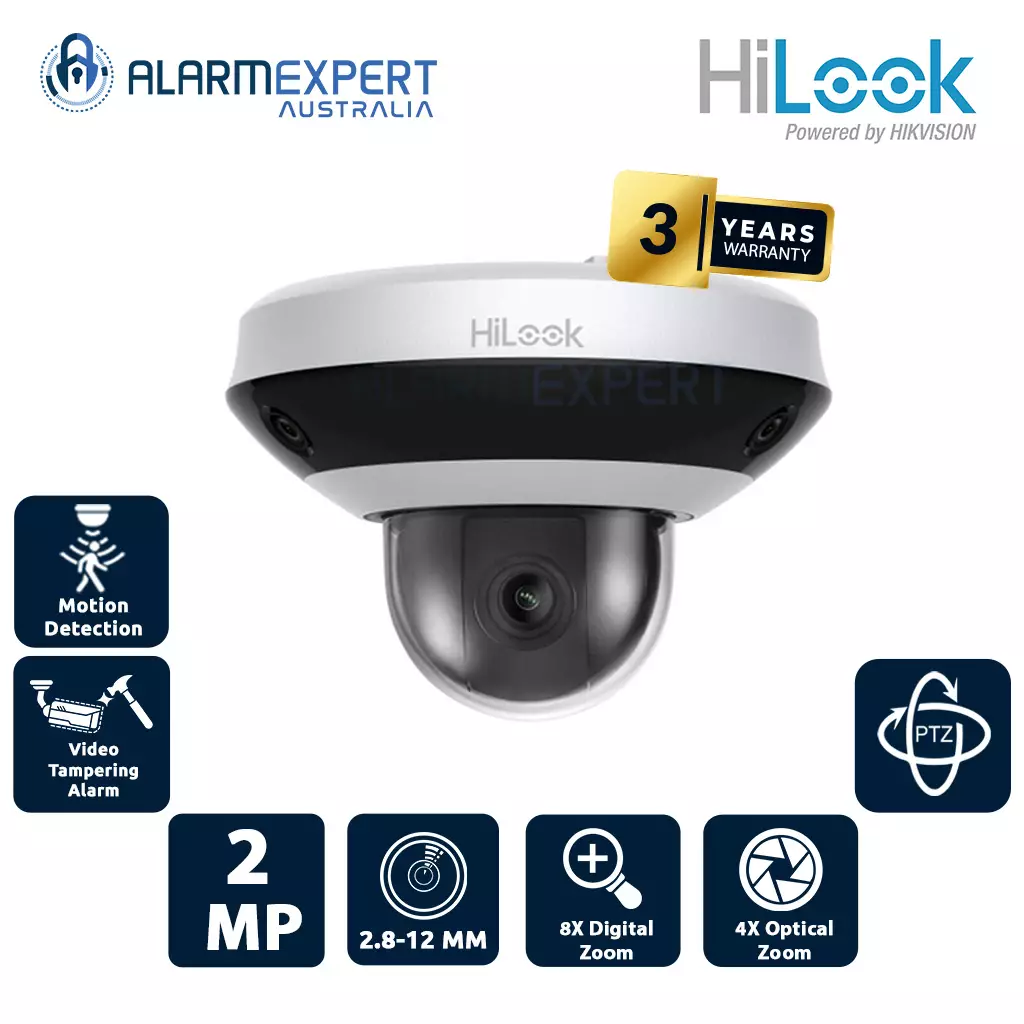 HiLook 2 MP 4X Powered by DarkFighter IR Network Speed Dome PTZ-P332ZI-DE3