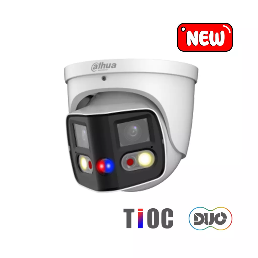 Dahua 2x4MP TiOC Duo Splicing Fixed-focal Eyeball WizSense Camera - DH-IPC-PDW3849-A180-AS-PV-ANZ