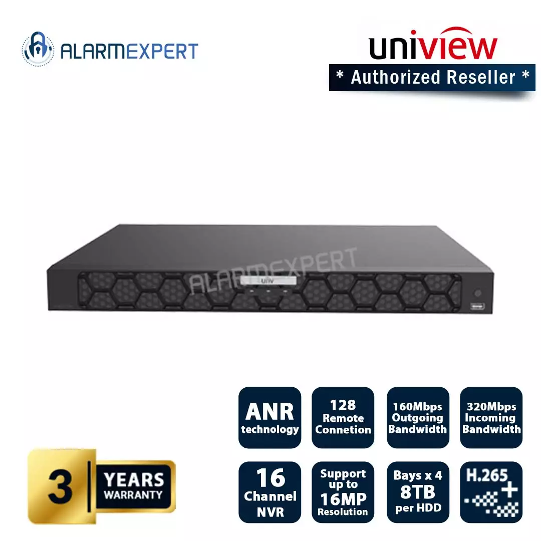 Uniview 16 Channel 4 SATA interfaces NVR504-16B-P16