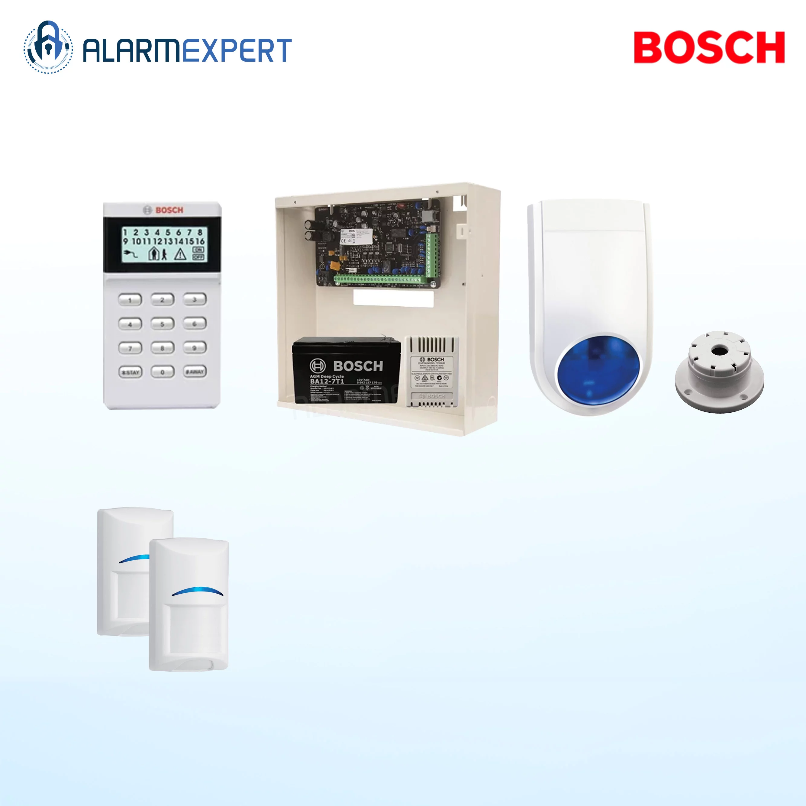 Bosch Solution 2000 + 2 QUADs + Icon Keypad S2K-ICON-B7000-Q2