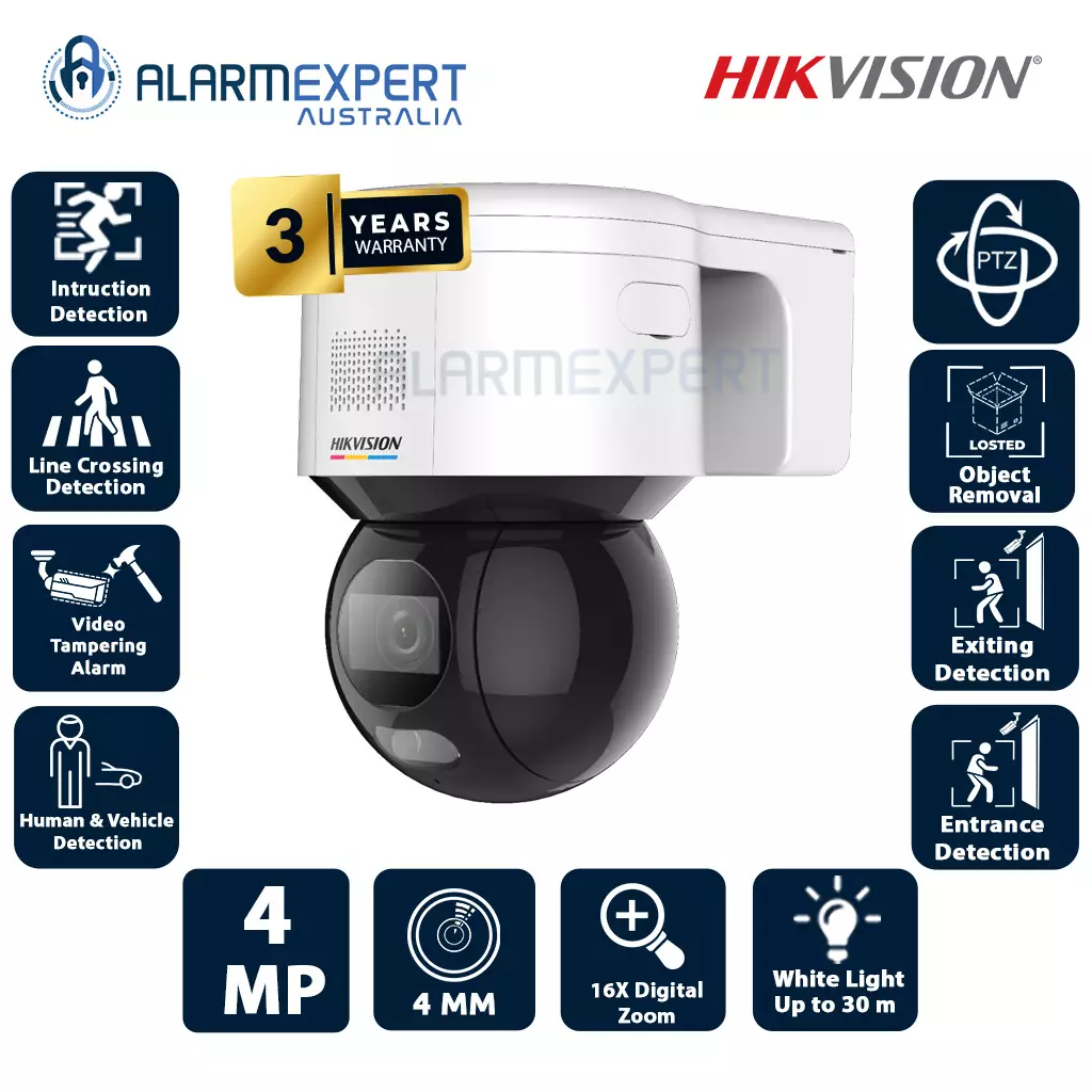 Hikvision 4 MP ColorVu Mini PTZ Dome Network Camera DS-2DE3A400BW-DE(T5)