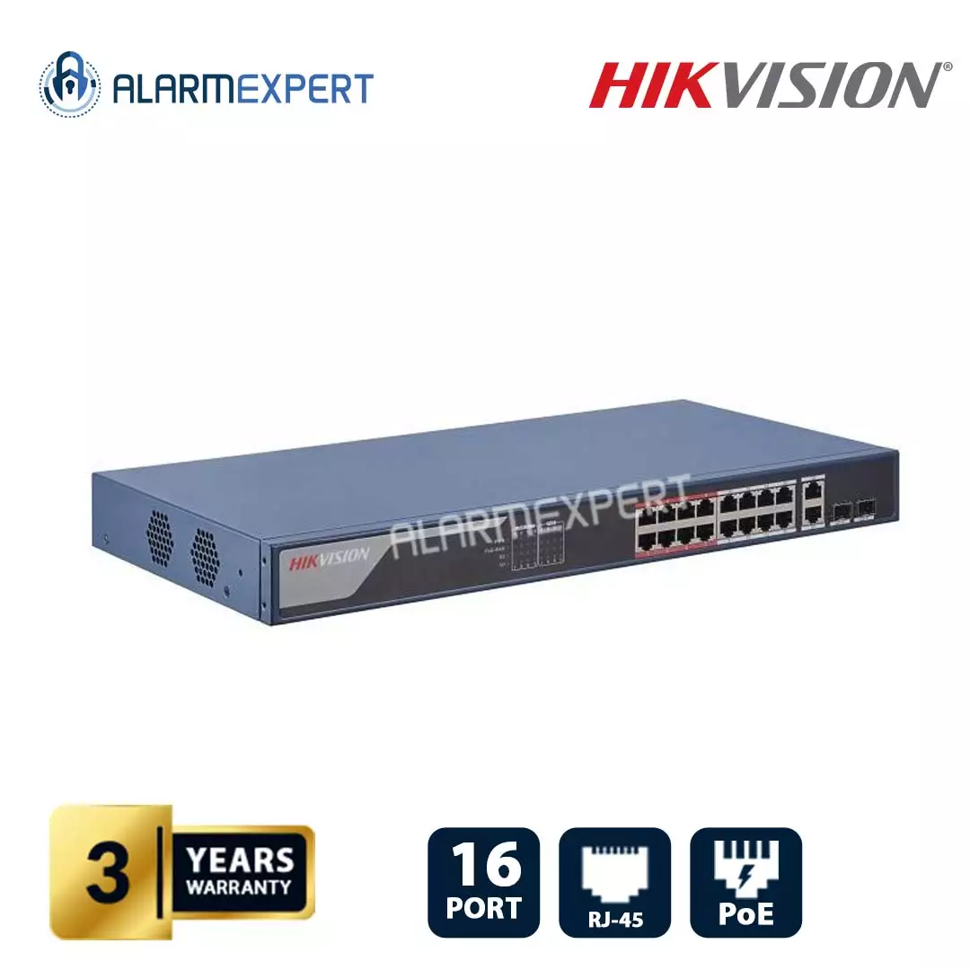 Hikvision 16 Port Fast Ethernet Smart POE Switch DS-3E1318P-EI