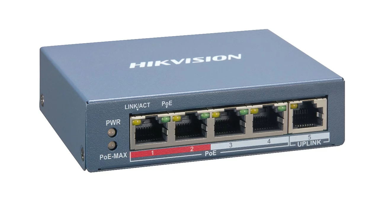 Hikvision  4 Port Fast Ethernet Smart POE Switch DS-3E1105P-EI