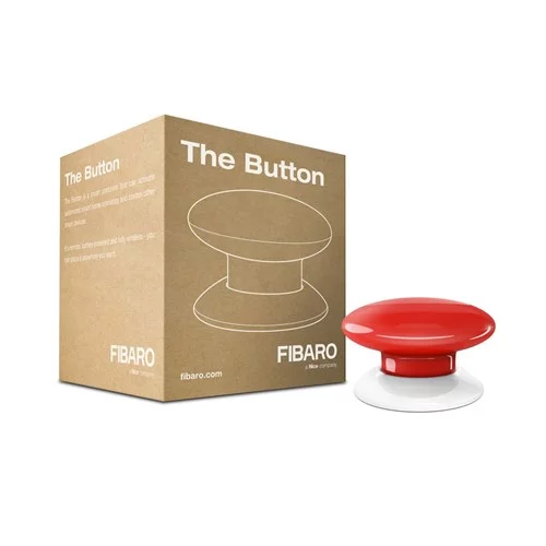 Fibaro Z-Wave Button Red FGPB-101-3
