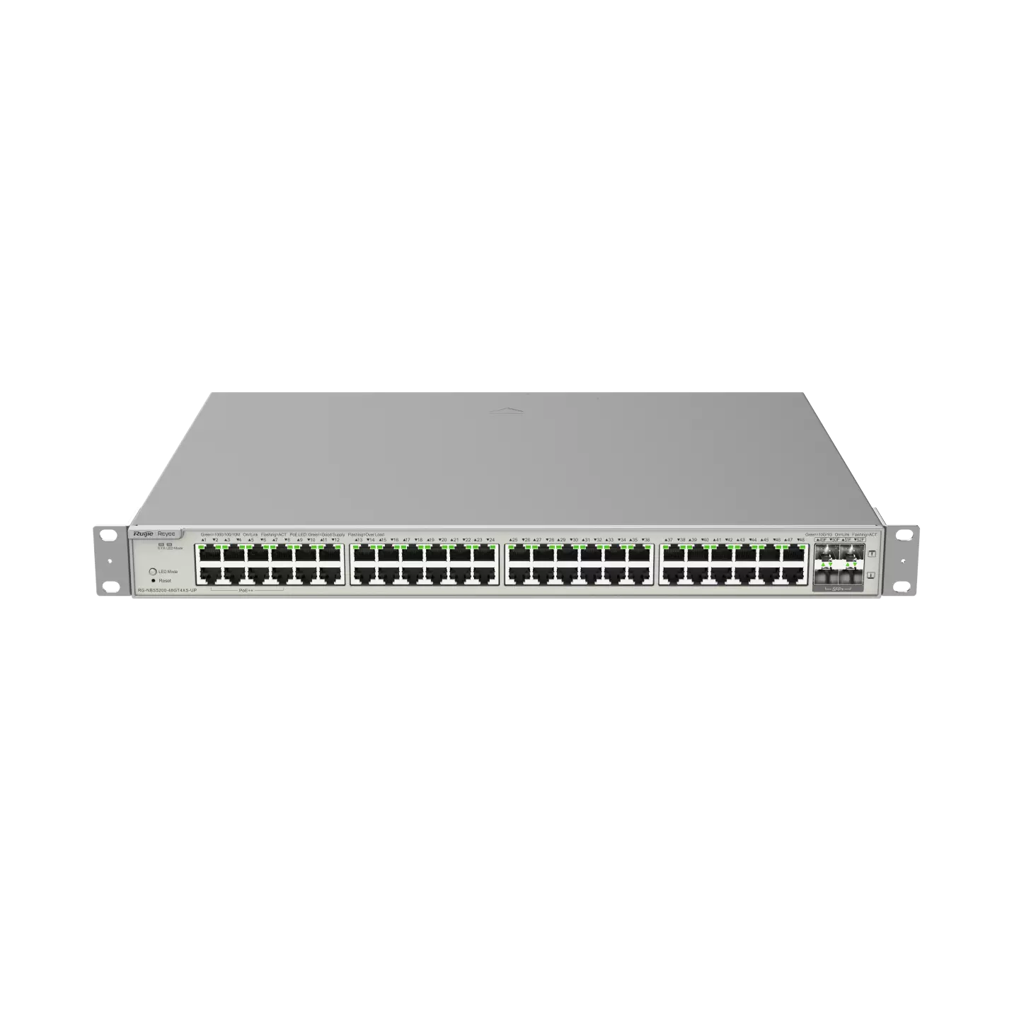 Ruijie 48-port Gigabit Layer 3 PoE Switch, 4 SFP+ Uplink RG-NBS5200-48GT4XS-UP