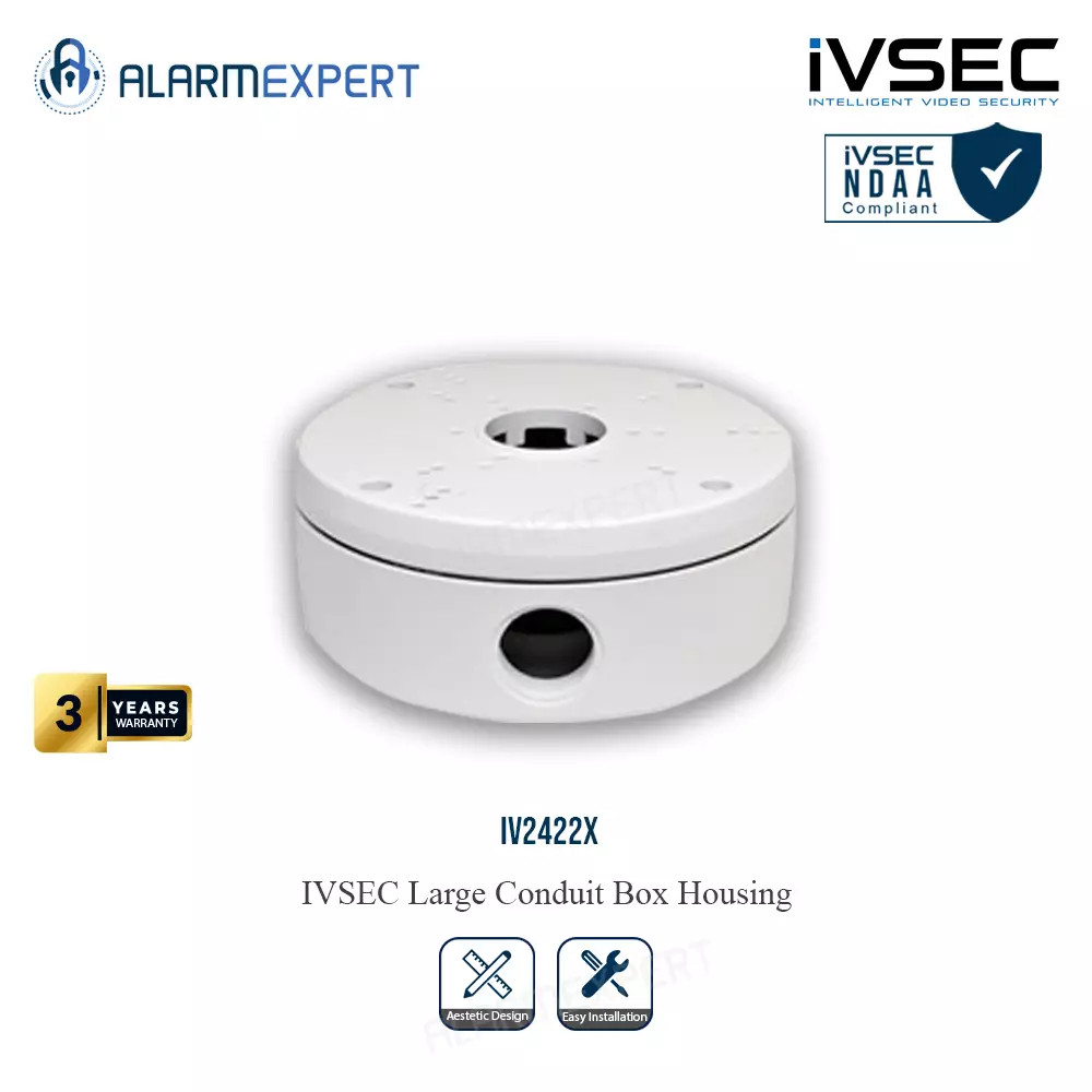 IVSEC IV2422X Large Conduit Box Housing Types For NC312X*, NC512X*, NC528X*