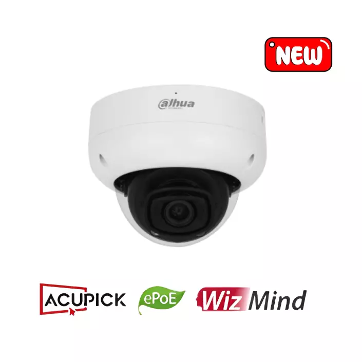 Dahua 5MP IR Dome WizMind S Series Lens 2.8 mm Network Camera DH-IPC-HDBW5541R-ASE-S3