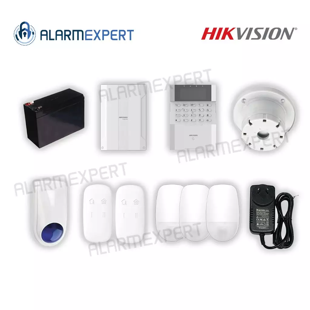 Hikvision Hybrid Pro Kit With 3 PIRS and 2 Remote Controls