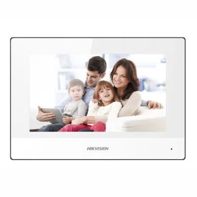 Hikvision 7" TouchScreen Standard POE Indoor Station 3 DS-KH6320-WTE1/White