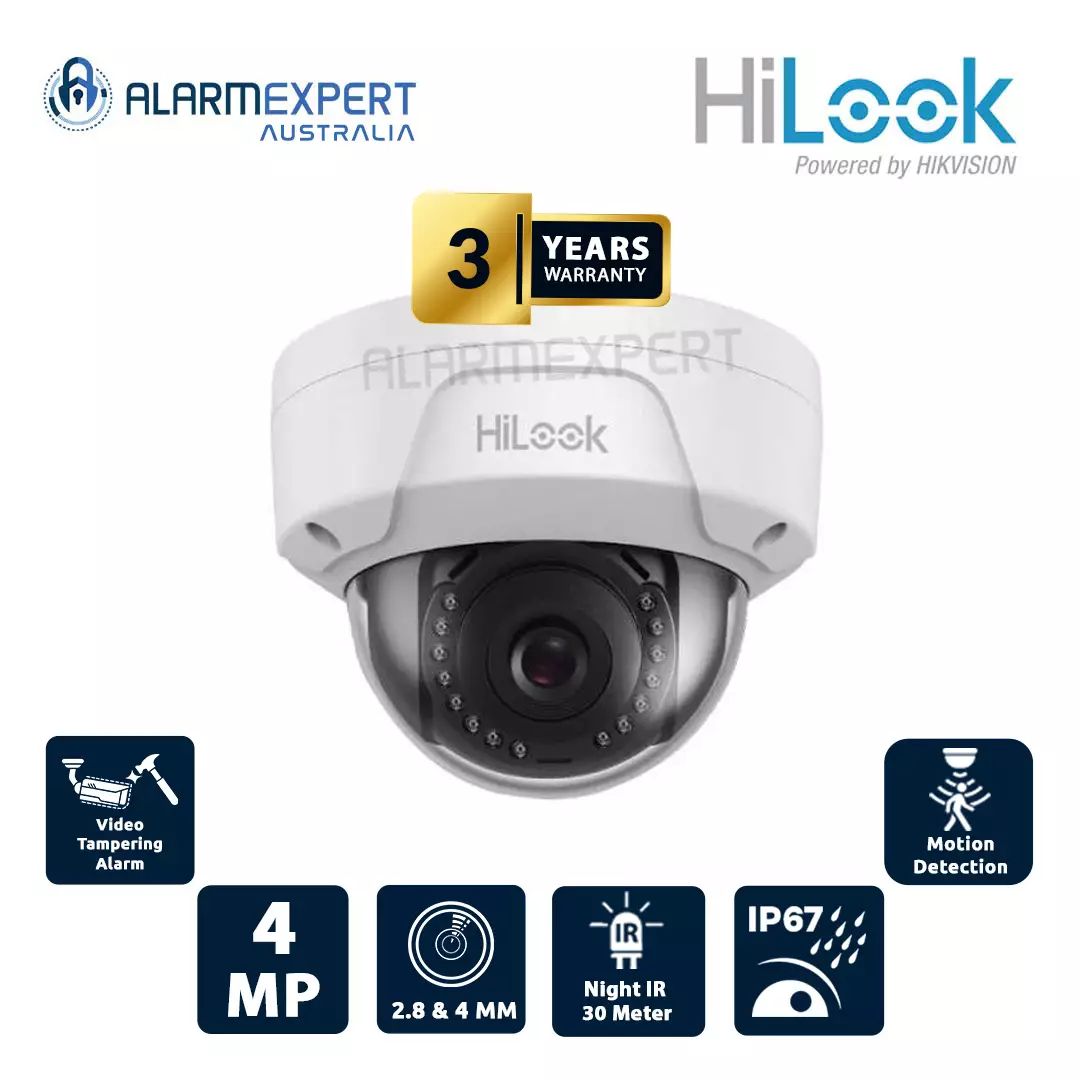 HiLook 4 MP Network IR Vandal Dome 2.8mm IPC-D140H