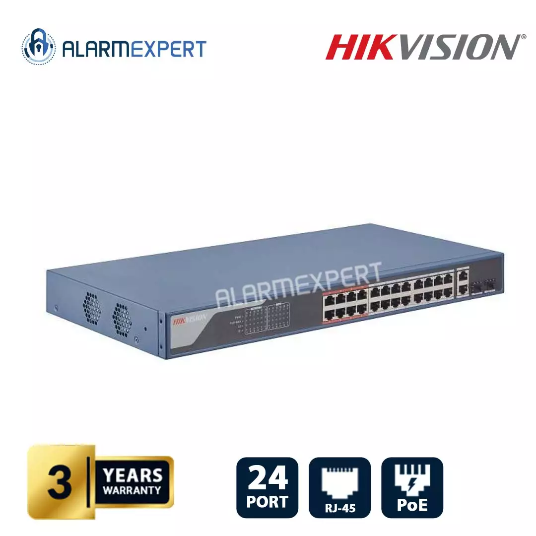 Hikvision 24 Port Fast Ethernet Smart POE Switch DS-3E1326P-EI