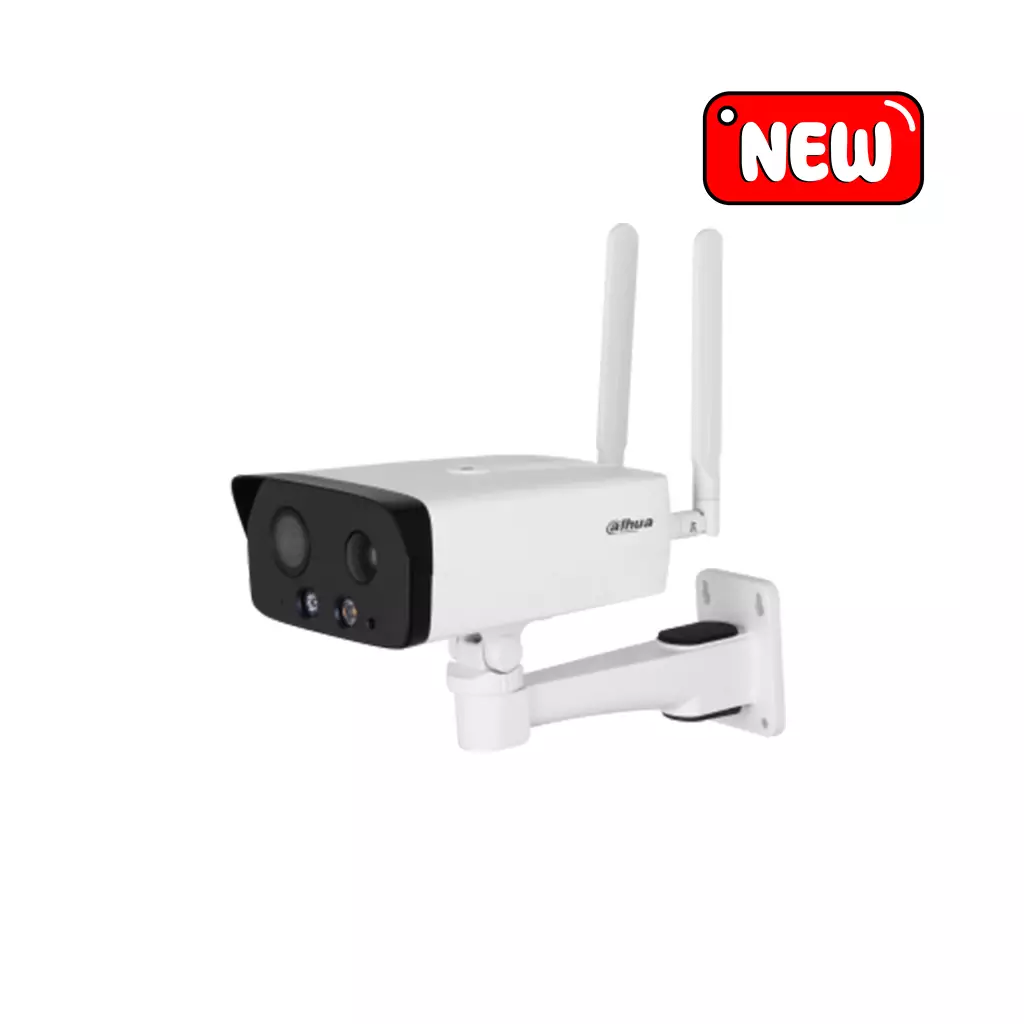Dahua 4MP IR Fixed-focal Bullet WizSense 4G Network Camera - DH-IPC-HFW3441DG-AS-4G-EAU-B