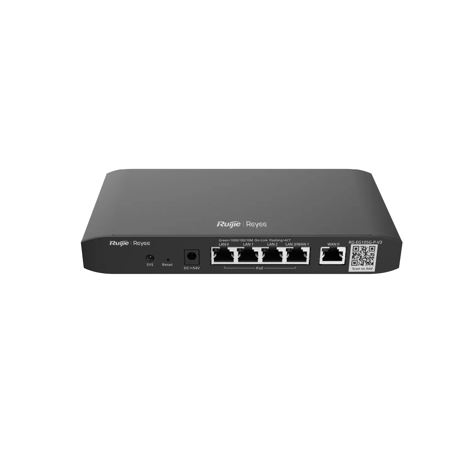Ruijie Reyee Cloud Managed PoE Router RG-EG105G-P-V3