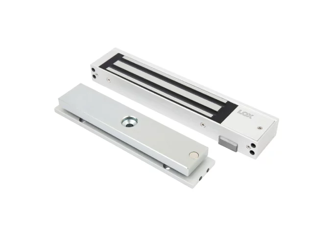LOX EM3500M No Fire Rating: Electro Magnetic Lock Slimline 280Kg Monitored Single Magnetic Lock