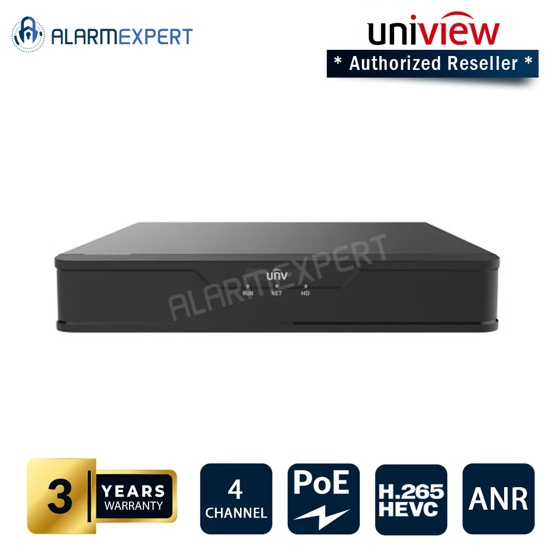 Uniview 4 Channel Network Video Recorder NVR301-04X-P4