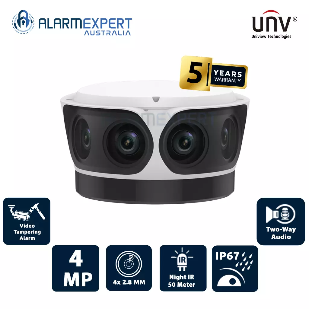 Uniview 16MP LightHunter 180° OmniView Network Camera IPC8544EA-KM-I1