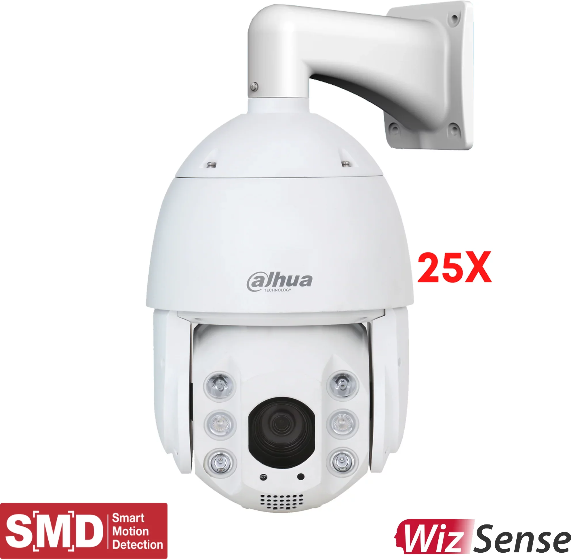 Dahua 4MP 25x Starlight IR WizSense Series Network PTZ Camera DH-SD6C3425XB1-HNR-A-PV1