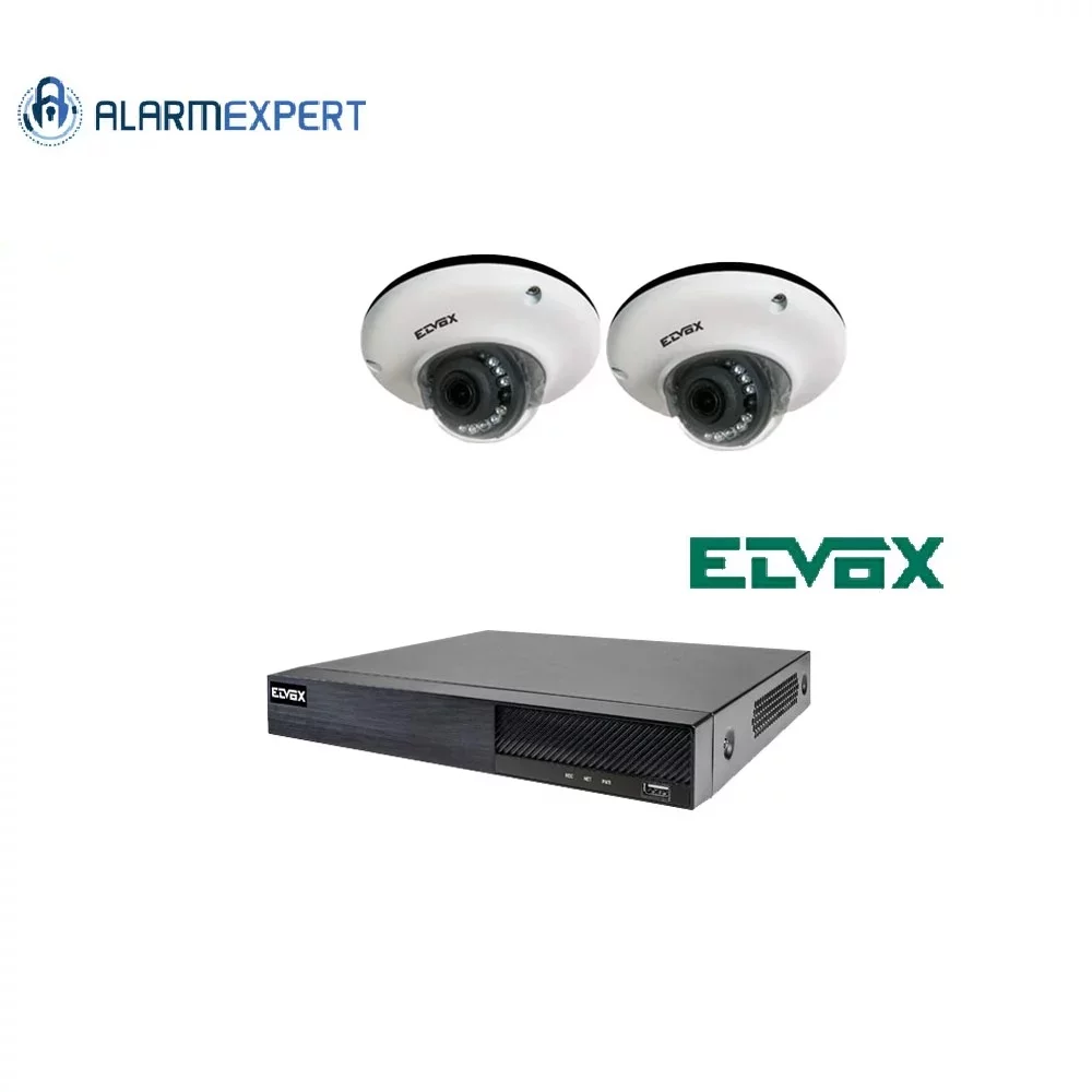 2 x 4MP IP Fixed Mini Dome Bundle Kit with 4CH NVR