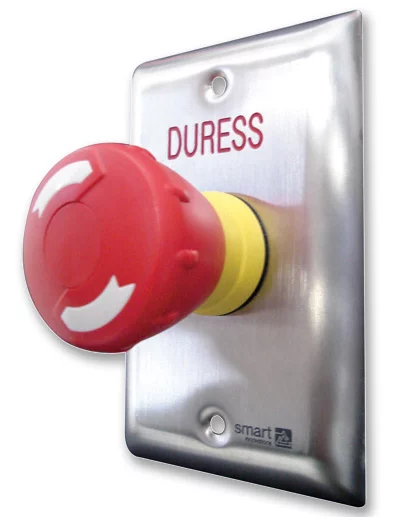 Smart Twist-To-Release Switch On Engraved Curved S/Steel Plate - AS SMART4372AS