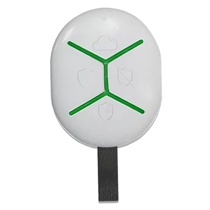 U-Prox Keyfob 4 Button White SMART9498