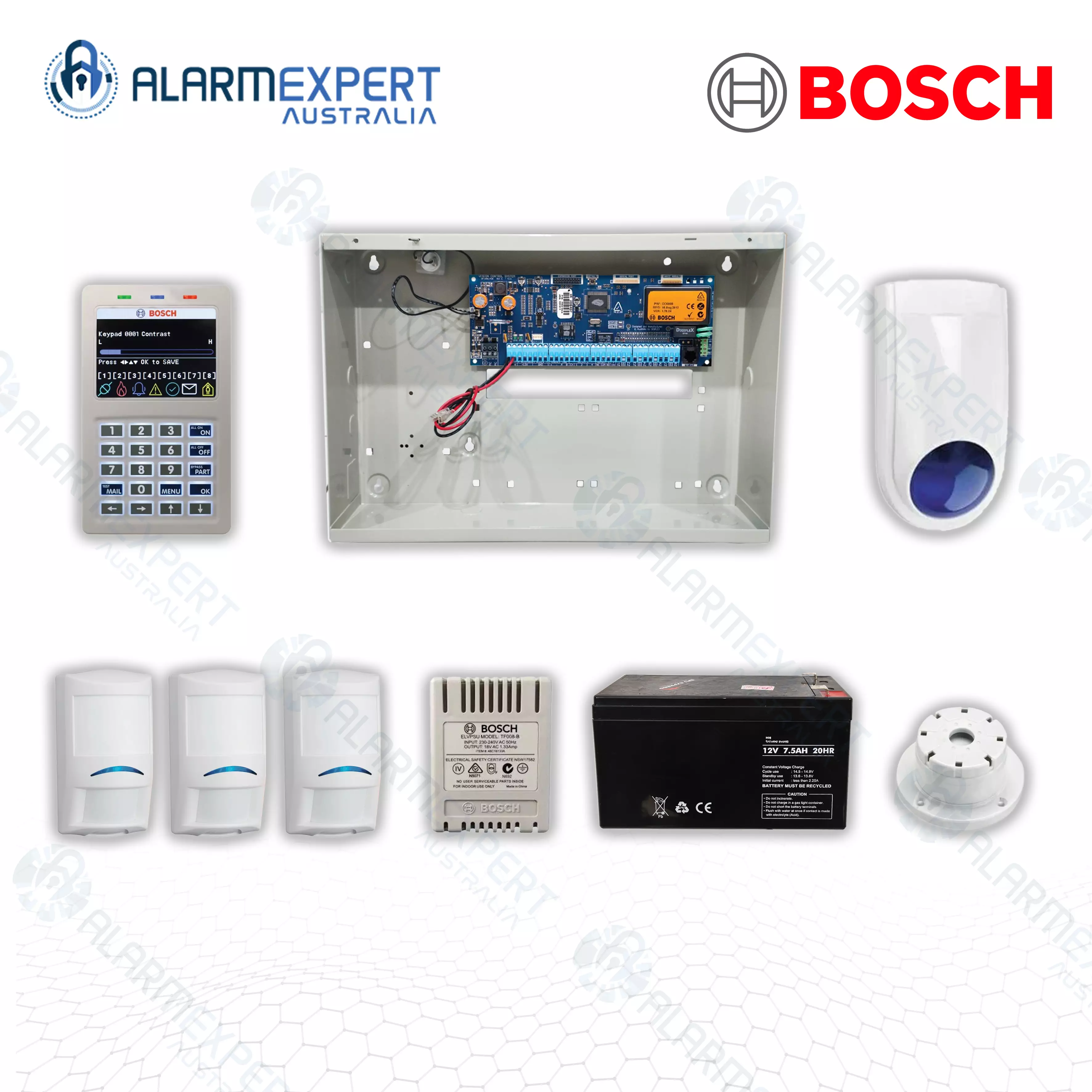 Bosch 6000 Smart Kit with 3 PIRs.