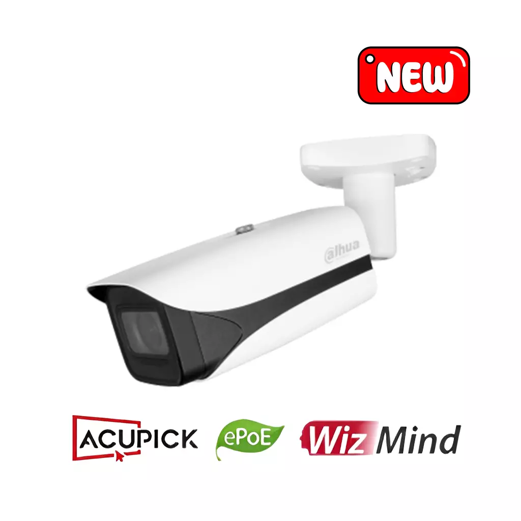 Dahua 4MP IR Vari-focal Bullet WizMind Network Camera - DH-IPC-HFW5442E-ZE-2712-S3