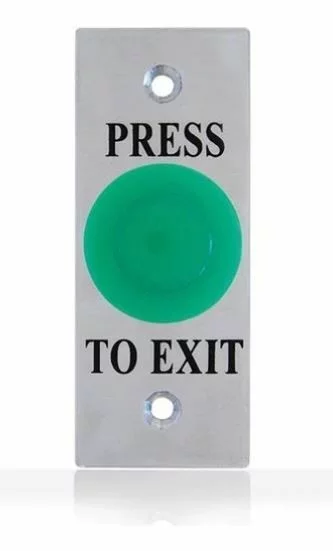 SMART7120G Smart Press to Exit illuminated Green Mushroom Button