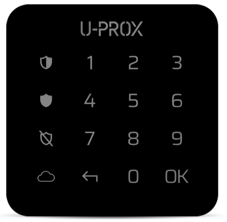 U-Prox Keypad G1 Wireless Touch Mini Keypad - Black SMART9396