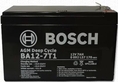 Universal Alarm Battery, 12V 7Ah, Sealed Lead Acid Rechargeable Bosch or Aus Cell