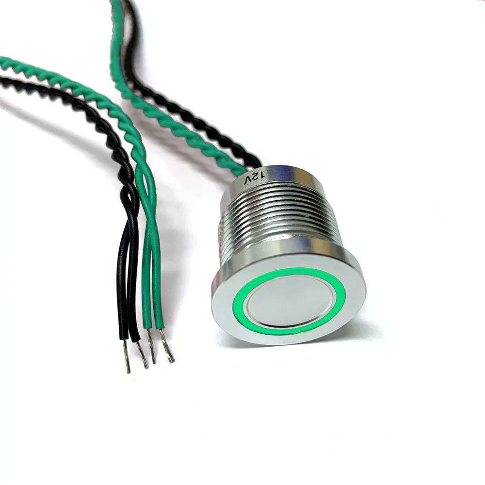 Smart Green Illuminated Piezo Switch SMART052