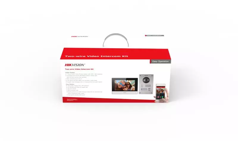 Hikvision Two-wire Digital IP Video Intercom Kit DS-KIS703Y-P