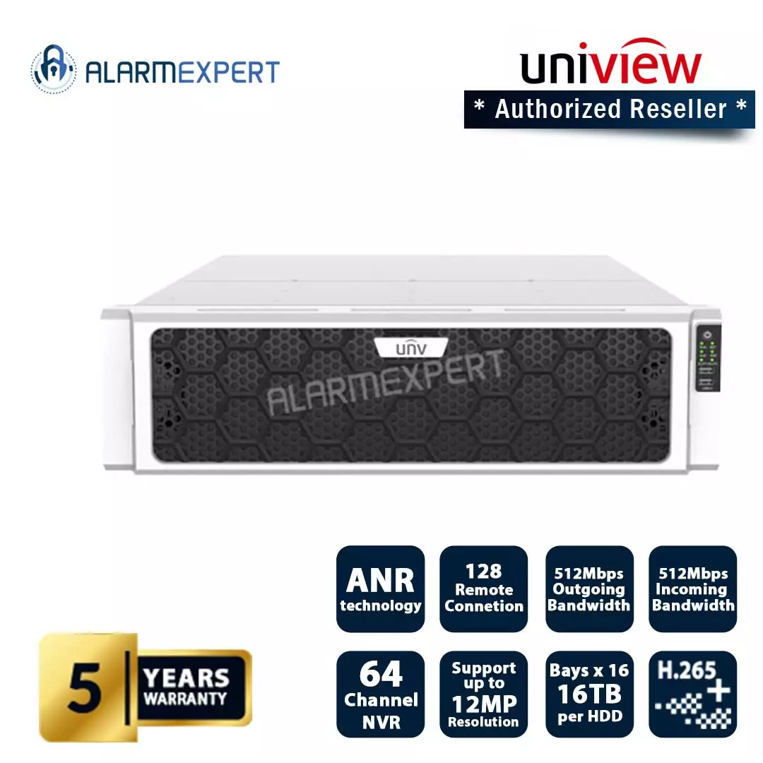 Uniview Pro Series 64 Channel UP TO 12MP - NVR816-64