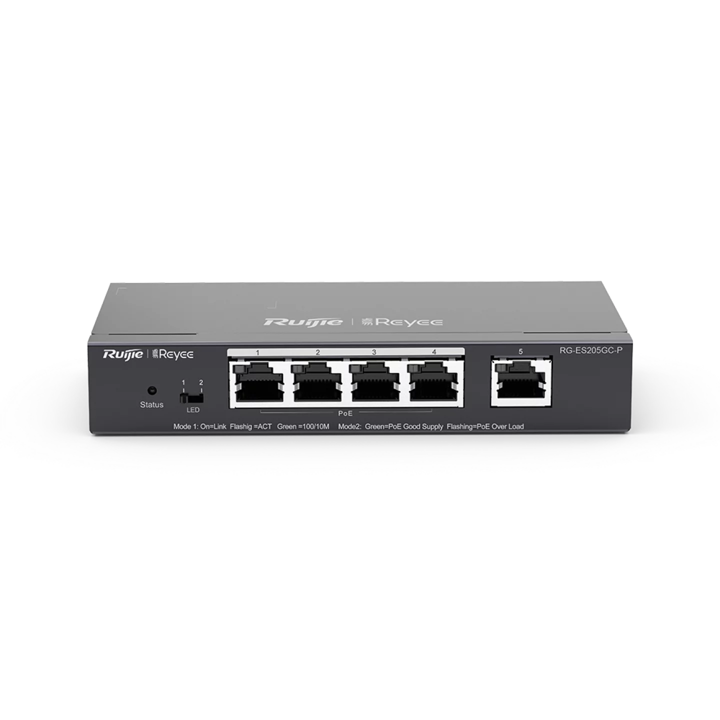 Ruijie Reyee RG-ES205GC-P, 5-Port Gigabit Smart Cloud Mananged PoE Switch