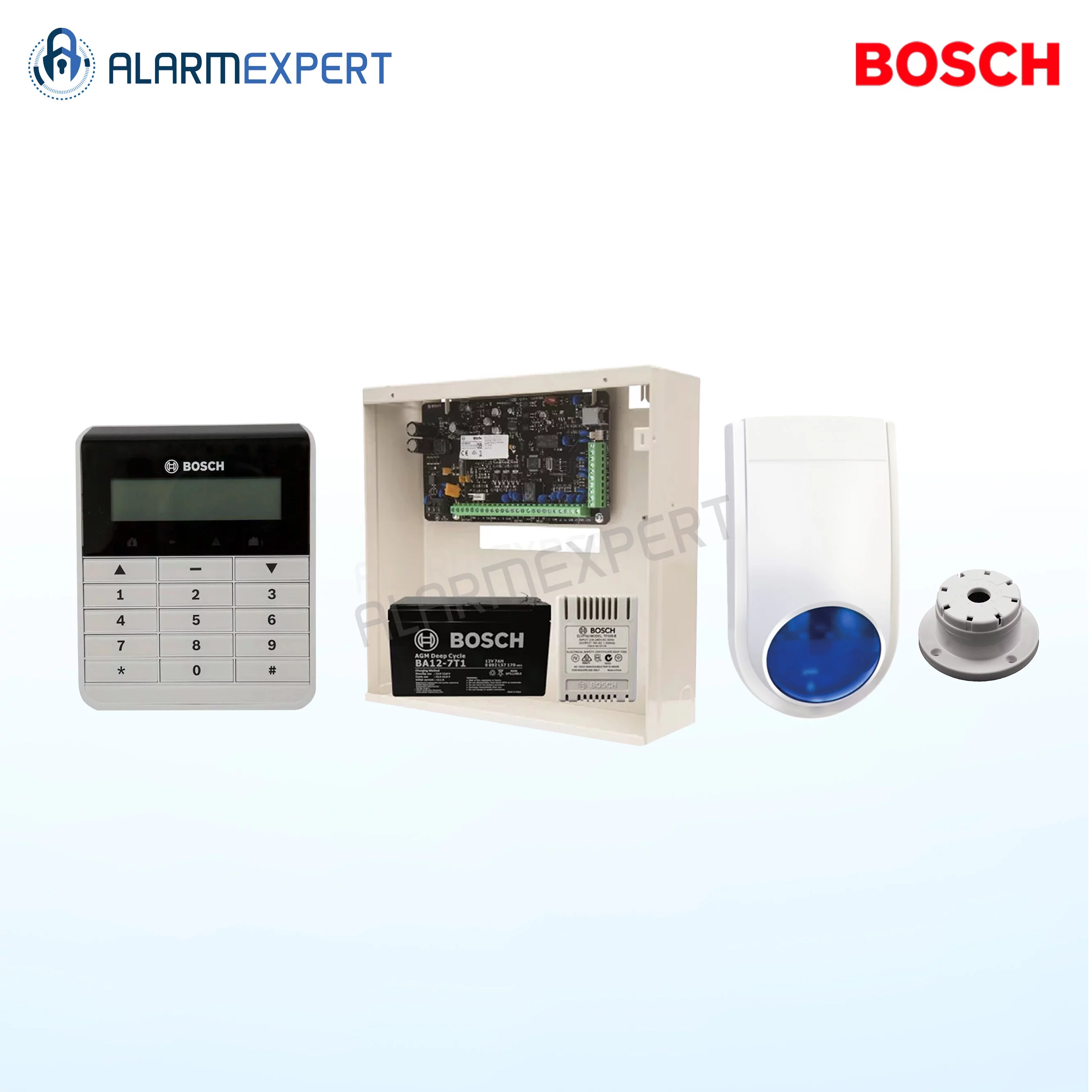 Bosch Solution 3000 No Detector Kit + Text  Keypad