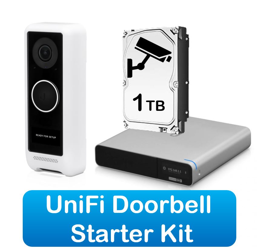 Ubiquiti UniFi Doorbell Starter Kit, Protect G4 Doorbell W/ UCKG2PLUS
