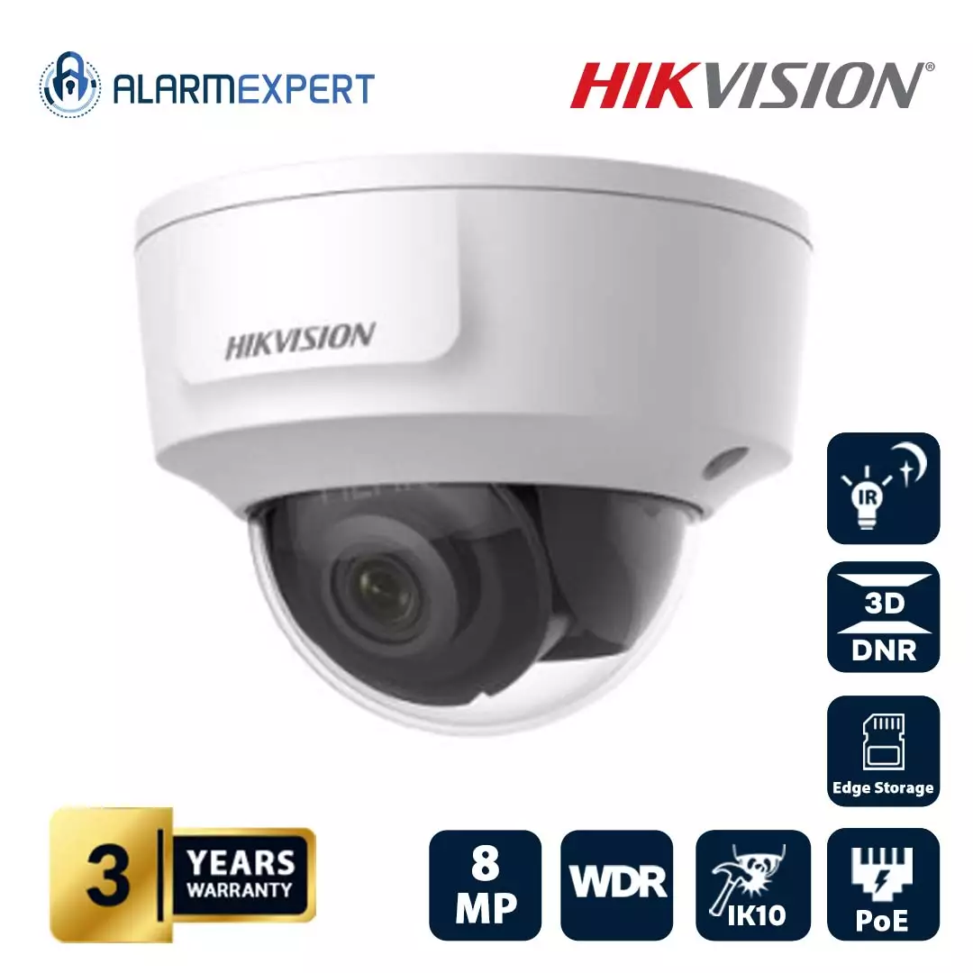 Hikvision 8 MP HDMI Fixed Dome Network Camera DS-2CD2185G0-IMS