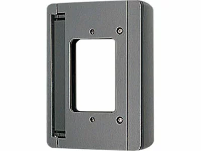 Aiphone 30-Degree Angle Box for 1-Gang Surface Mount Door Stations KAW-D