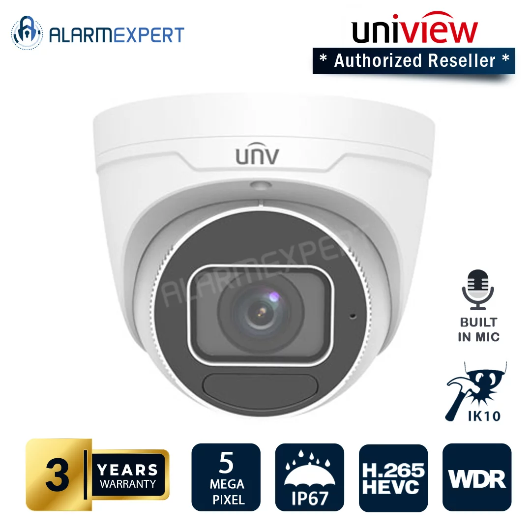 UNV IPC3635SB-ADZK-I0 Uniview 5MP Intelligent Lighthunter VF Eyeball Dome Camera