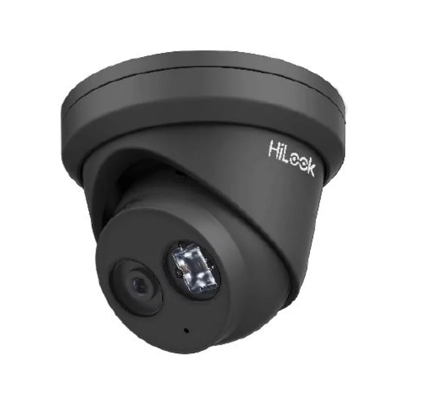 HiLook Black 8 MP Network IR Turret Camera 2.8mm IPC-T280H-MU-02-BLK