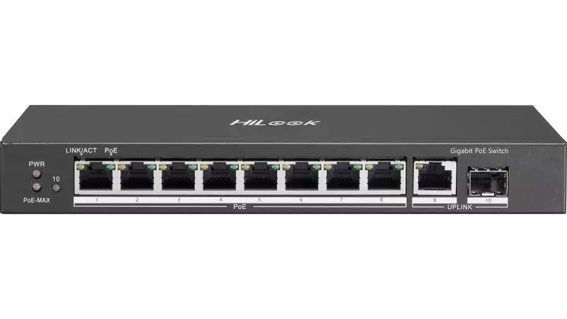 HiLook 8 Port Gigabit Unmanaged POE Switch NS-0510P-58