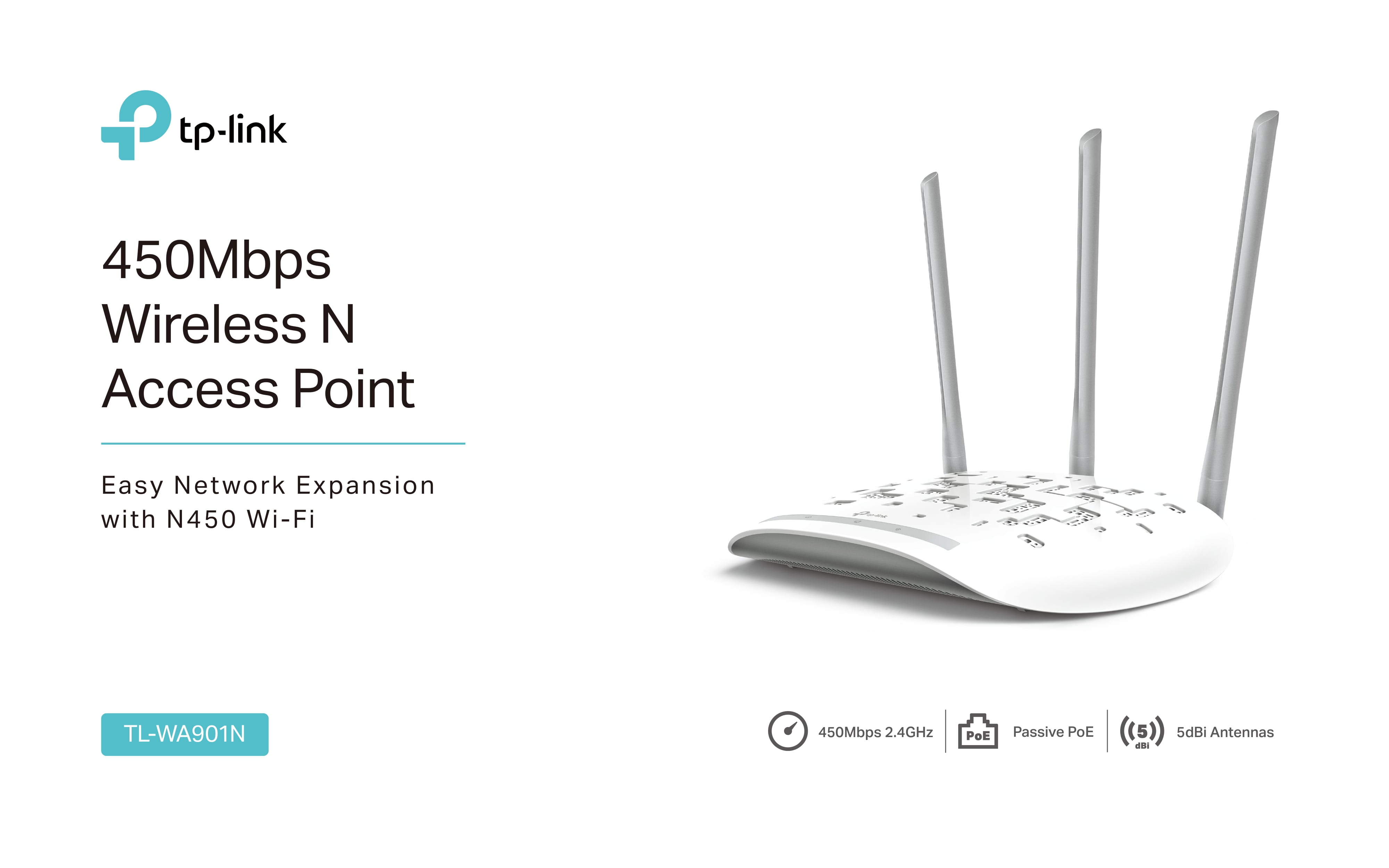 TPLink 450Mbps Wireless N Access Point TLWA901N