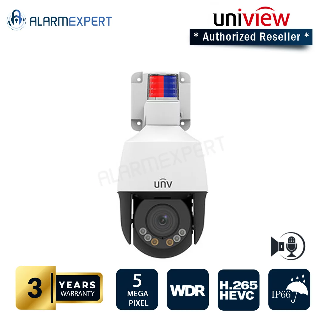 UNV 5MP LightHunter Active Deterrence Mini PTZ Camera  IPC675LFW-AX4DUPKC-VG