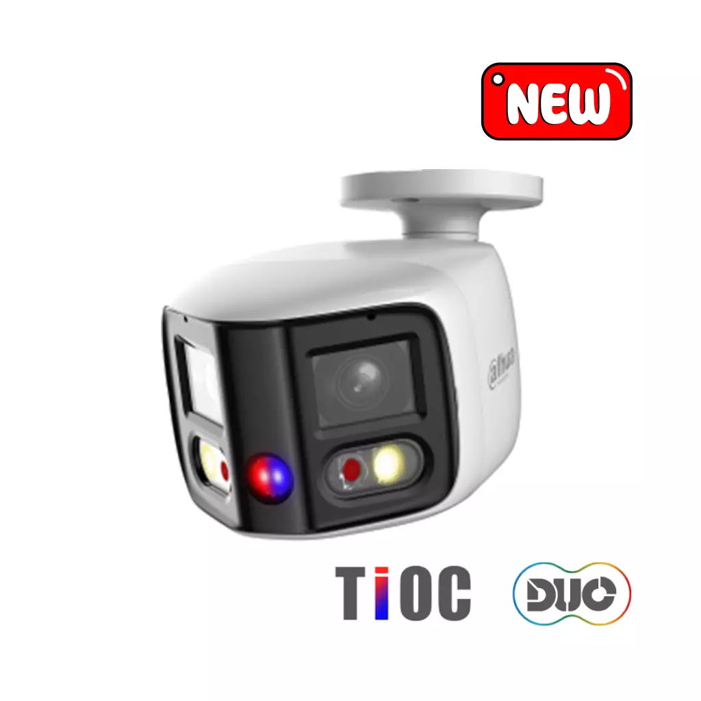 Dahua 2x4MP TiOC Duo Splicing Fixed-focal Bullet WizSense Camera - DH-IPC-PFW3849S-A180-AS-PV-ANZ