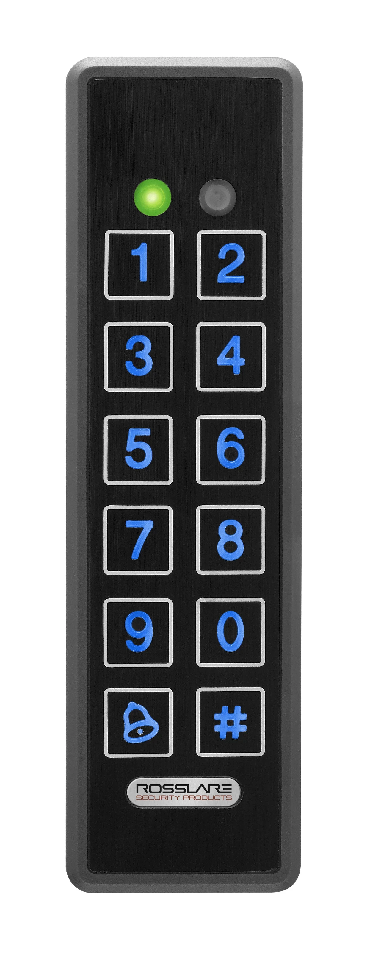 Rosslare 2x6 Wiegand Piezo Keypad/Prox (black) AYC-E60B