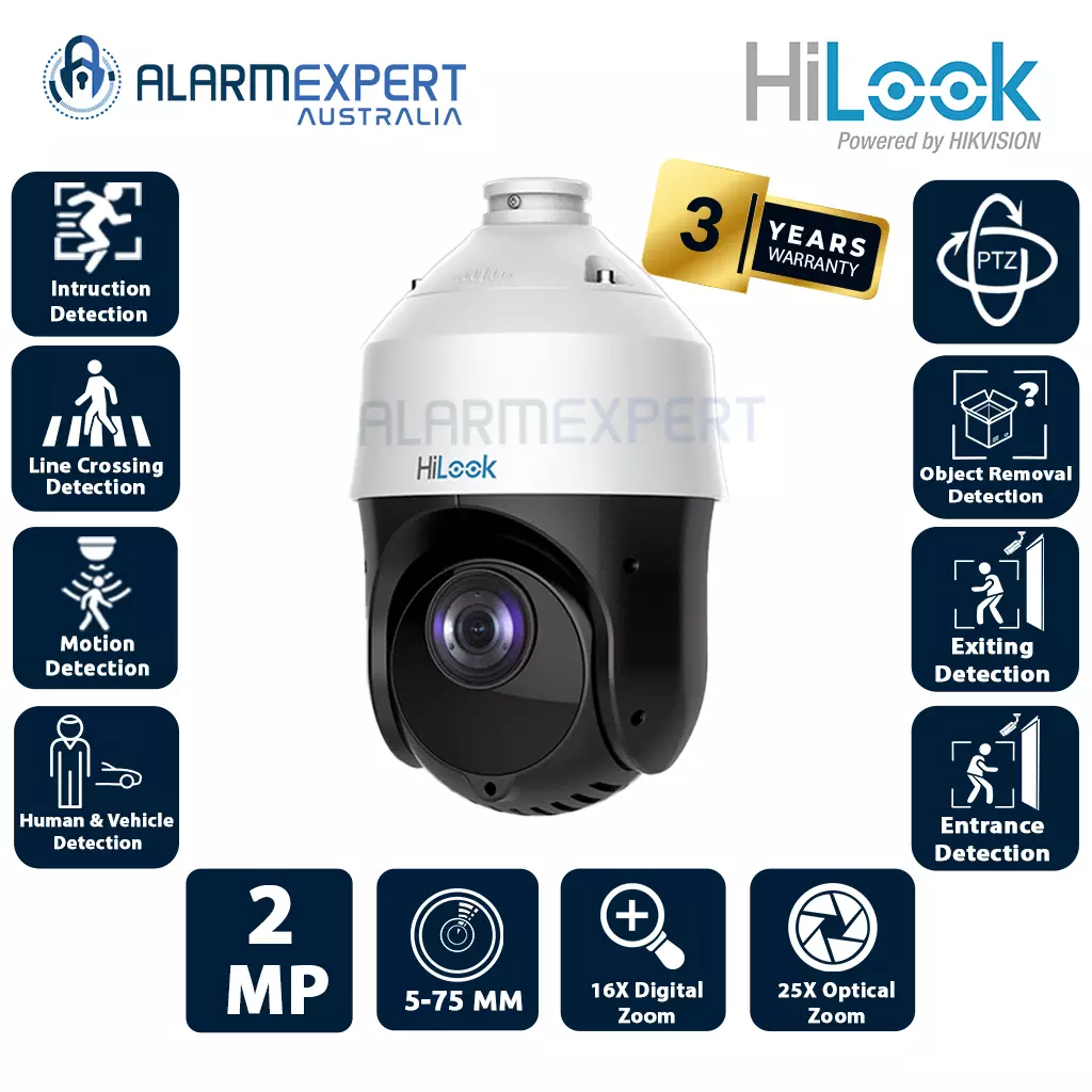 HiLook 2 MP 4-inch 15X Powered by DarkFighter IR Network Speed Dome PTZ-N4215I-DE