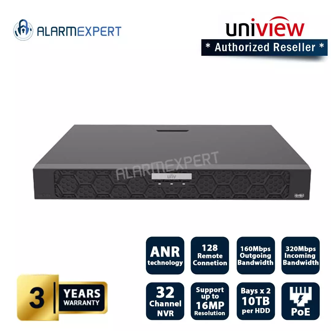 Uniview 32 Channel 2 SATA interface NVR502-32B-P16