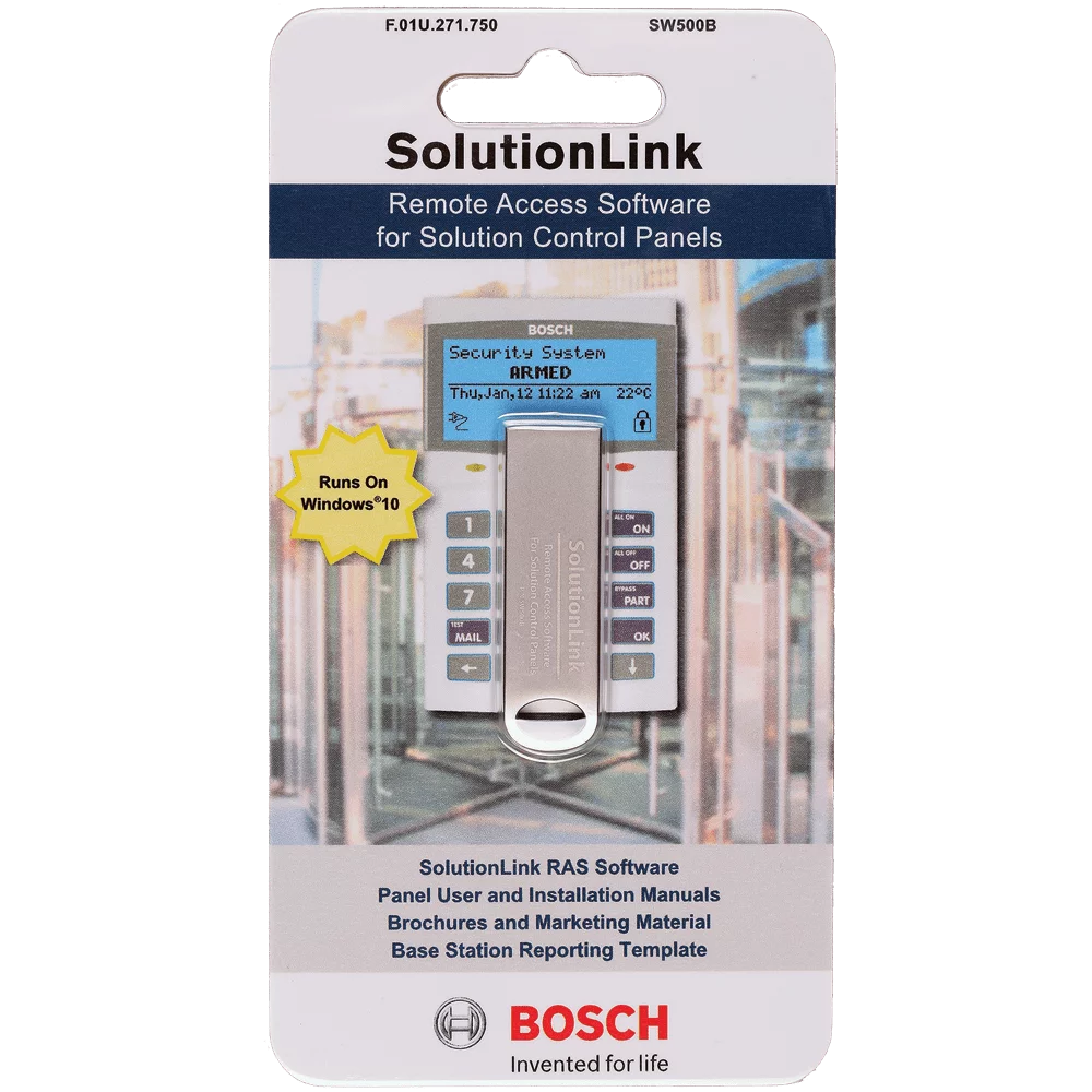 Bosch Solution Link RAS Software USB for 16Plus, 16i, 64, 144, 6000 SW500B